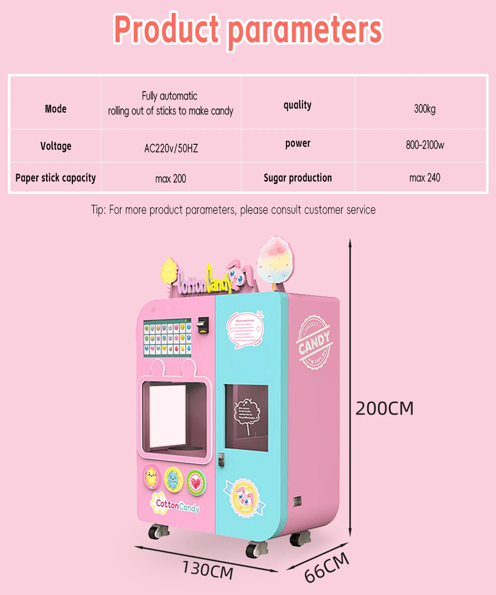 Automatische neue automatische Zuckerwatte-Automaten elektrische Zuckerwatte-Maschine kommerzielle Zuckerwatte-Zuckerwatte-Maschine