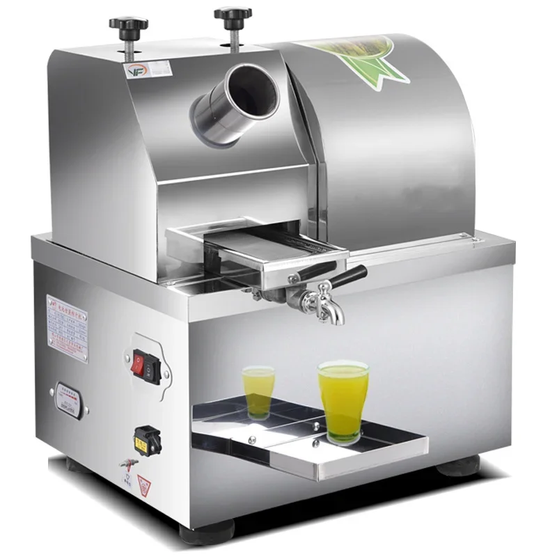 Electric sugarcane juicer, with high juice extraction rate and fast freezing, is a must-have for fruit shops