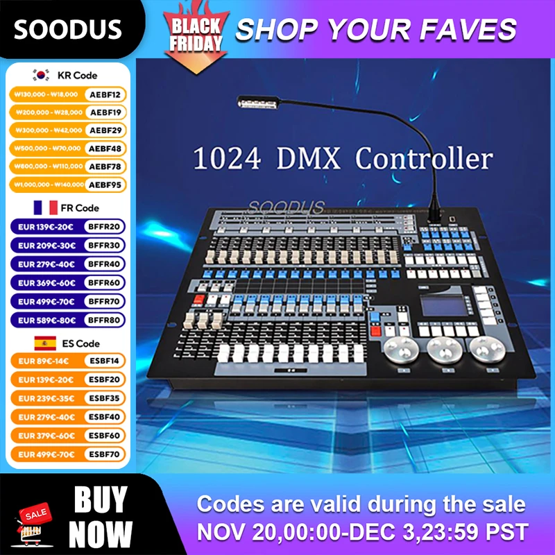 

DMX1024 Channel Pro Console Dmx Controller Stage Lighting Console Plus Осветительная консоль Оборудование для DJ Club Moving Head Light