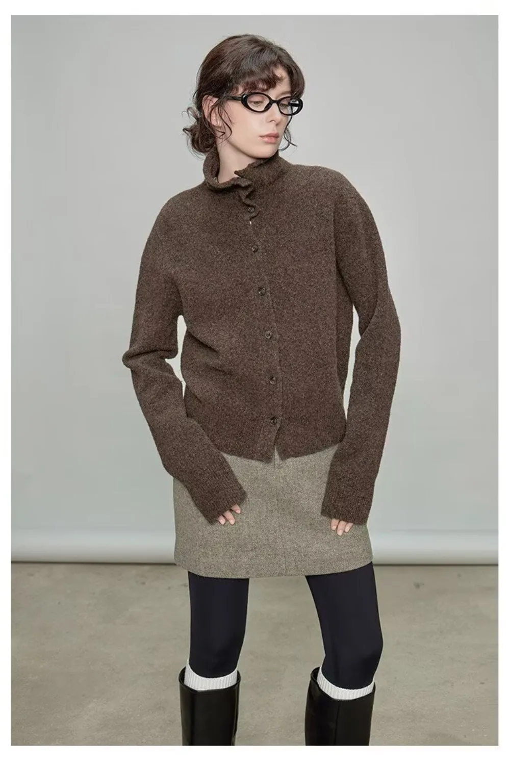 Commuting Style Sweater for Women Casual Versatile Sweater Turtleneck Design Lazy Top New Autumn and Winter Women's Clothing