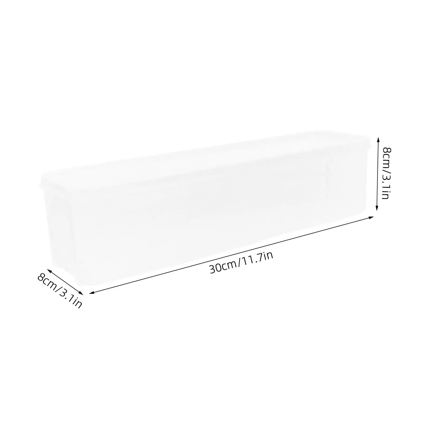 -Keeping Storage Box Airtight Fridge Organizer Bin for Green Onions Cilantro Scallions Leeks Pasta Produce Stackable