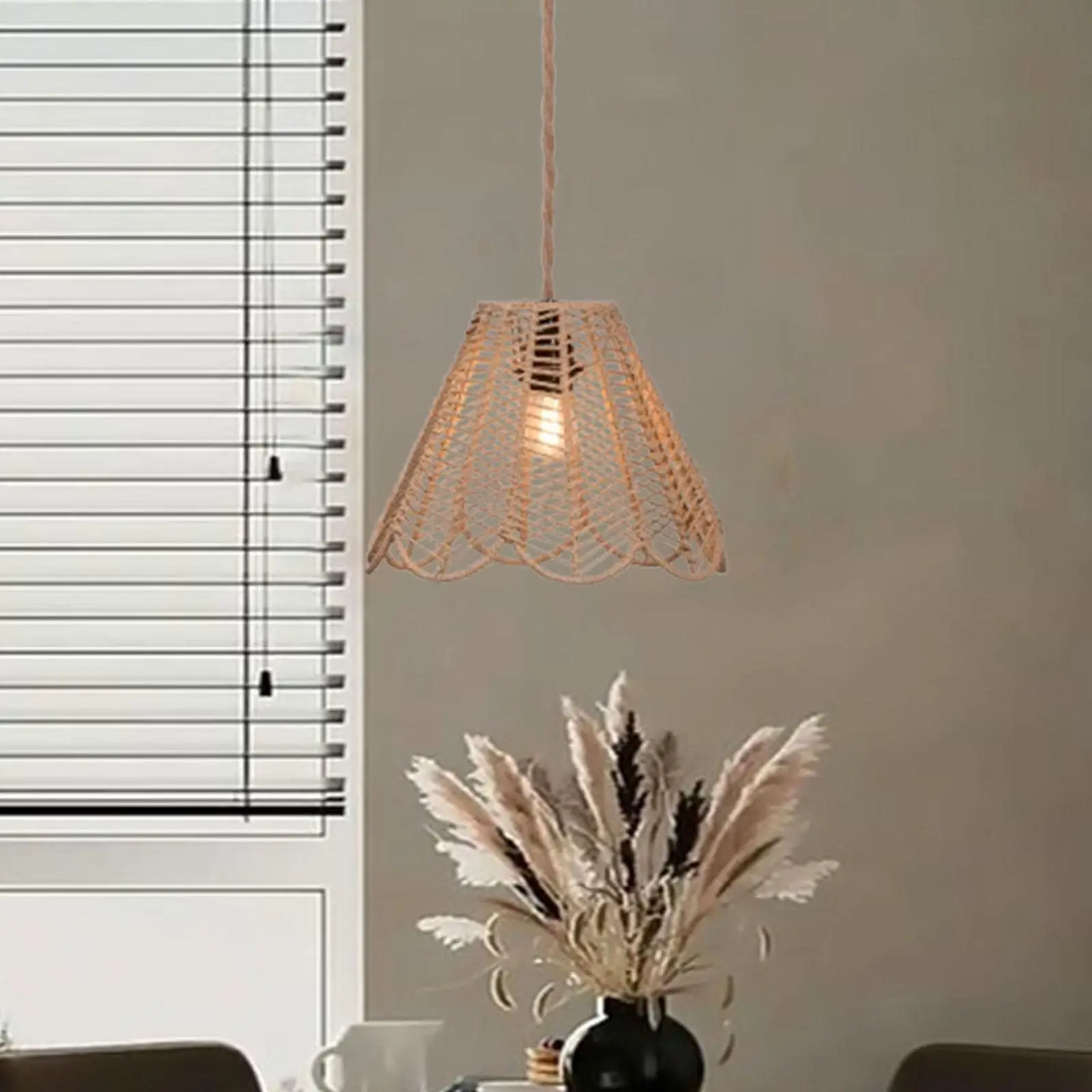 

Подвесной светильник, абажур, потолочный светильник, ручная работа, бумажная веревка, имитация ротанга, абажур, люстра, светильник для спальни отеля