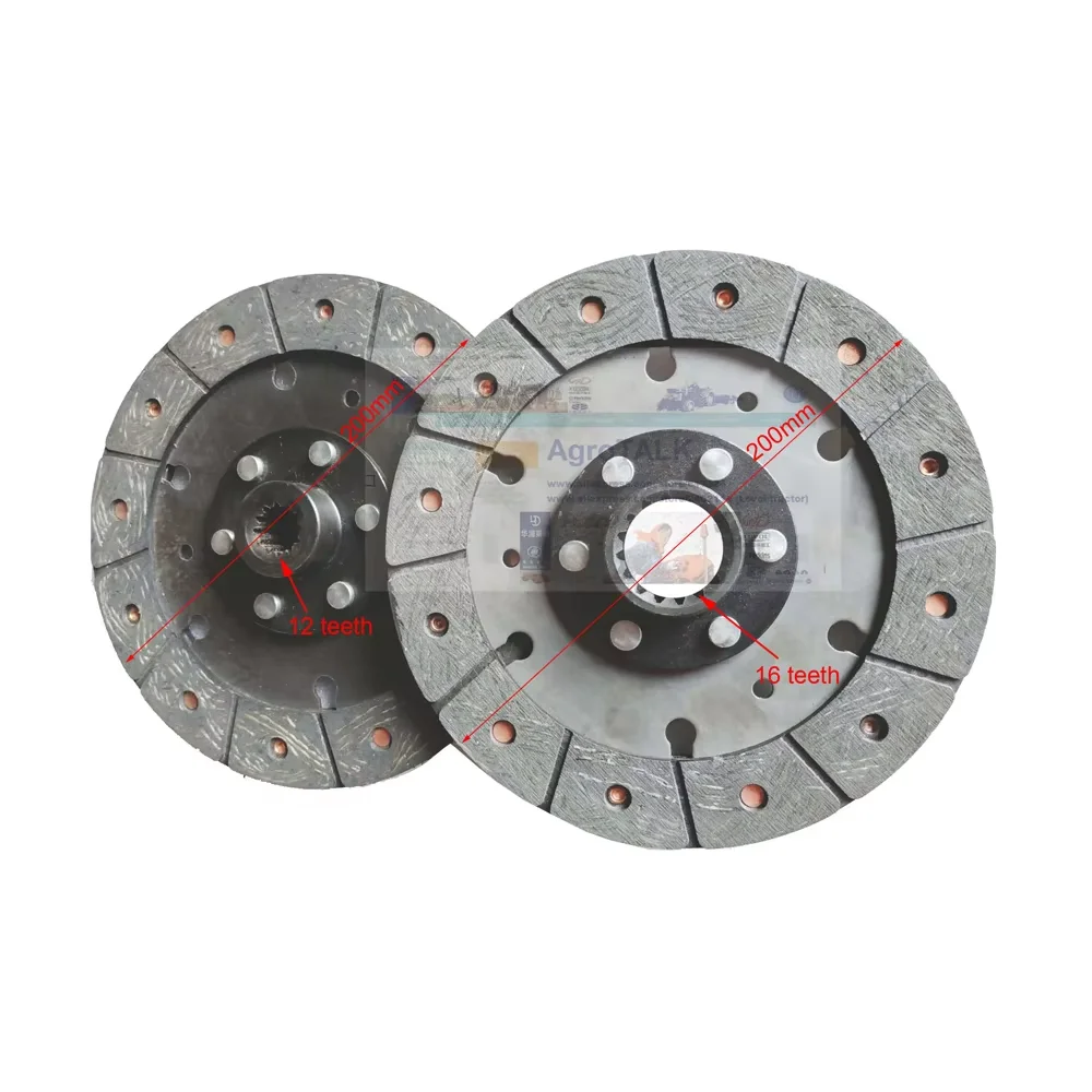 250.21S.013 + 250.21S.015 ，Set of Main Clutch Disc and PTO Clutch Disc for Jinma JM254 / JM284