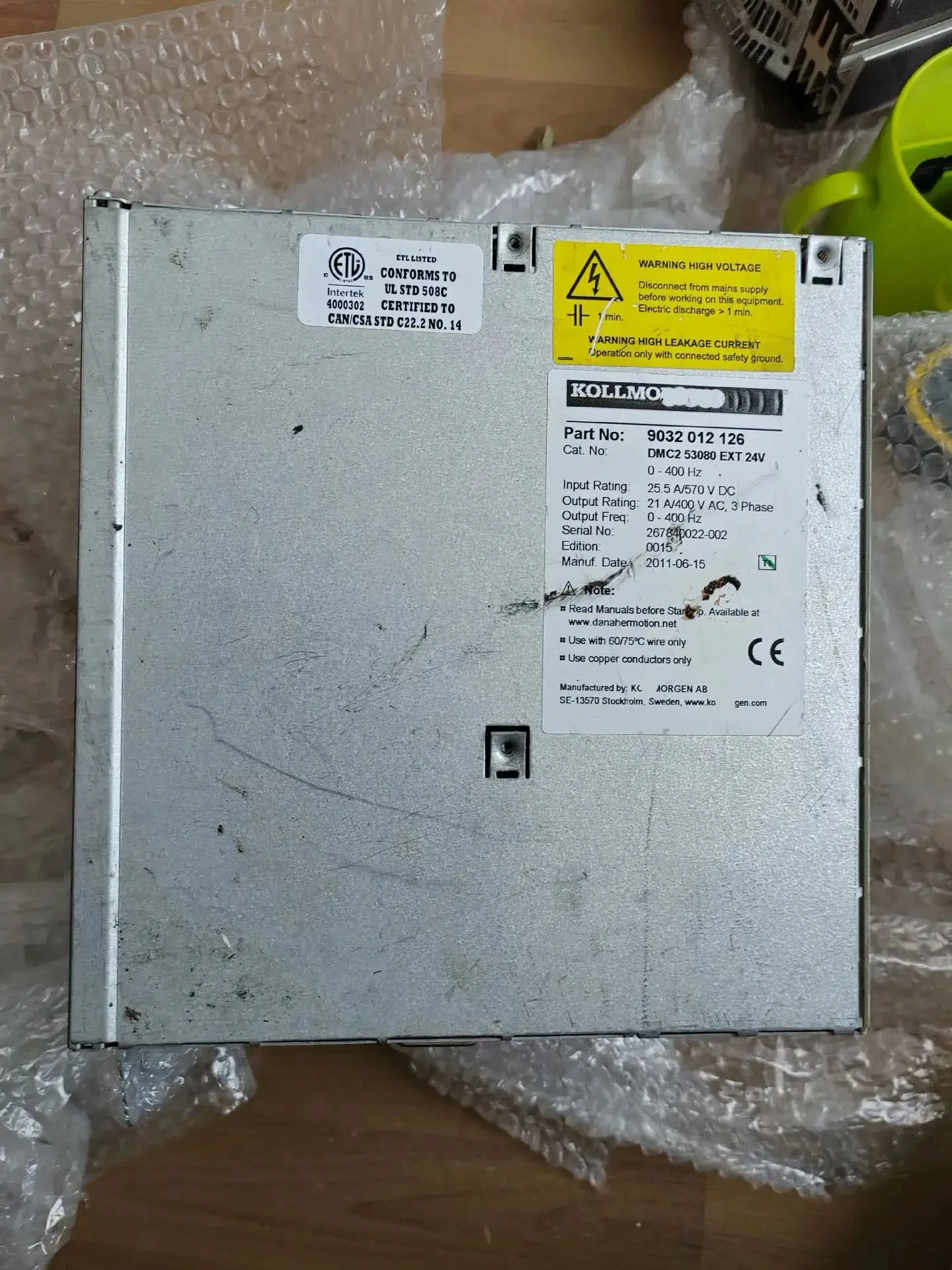Servocontrolador DMC 53080 EXT 24V para Danaher DMC 53080