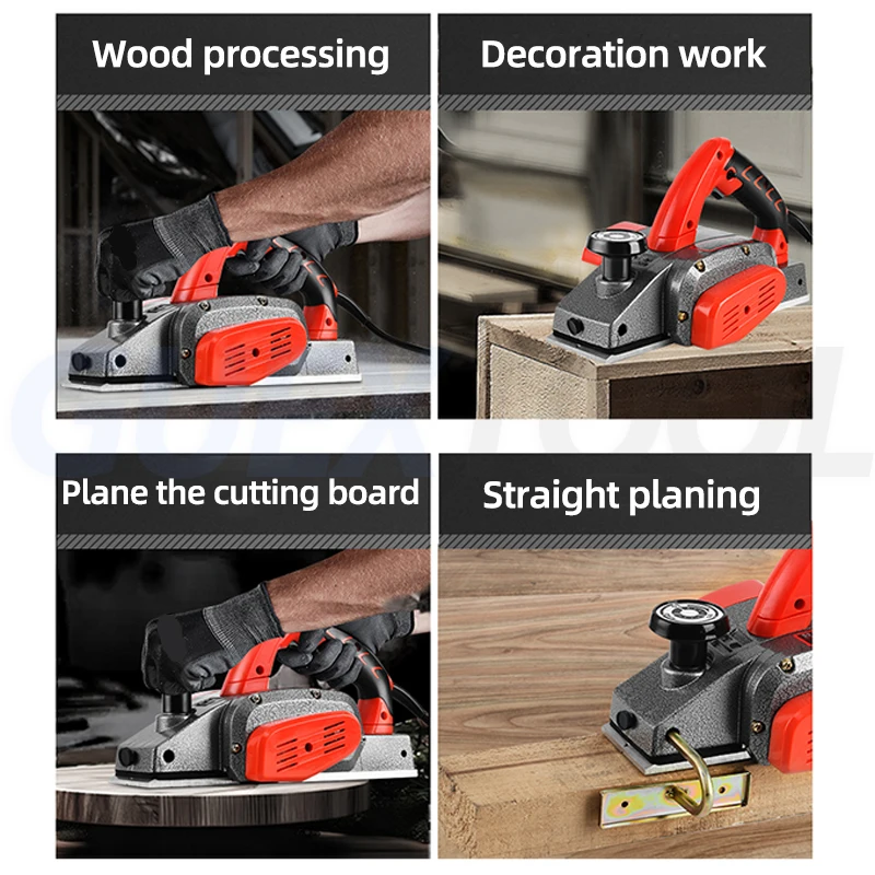 Imagem -05 - Pequena Multifuncional Elétrica Madeira Plaina Faça Você Mesmo Plaina Elétrica Tabela Invertida Processamento de Decoração 2000w Planer Faça Você Mesmo Plaina Elétrica Invertida Tabela Planer Decoração Processamento Router Trimmer