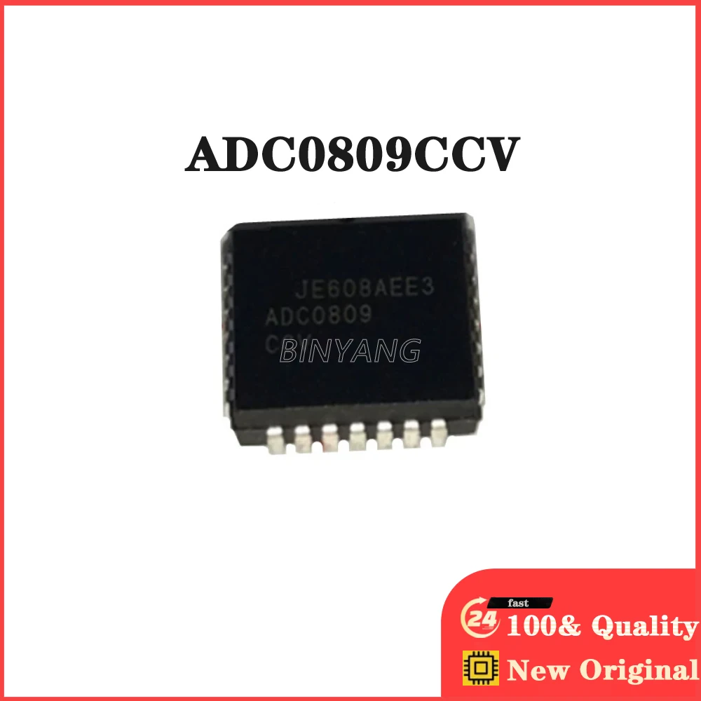 New Original Stock IC Electronic Components  10PCS ADC0809CCV ADC0809 PLCC28