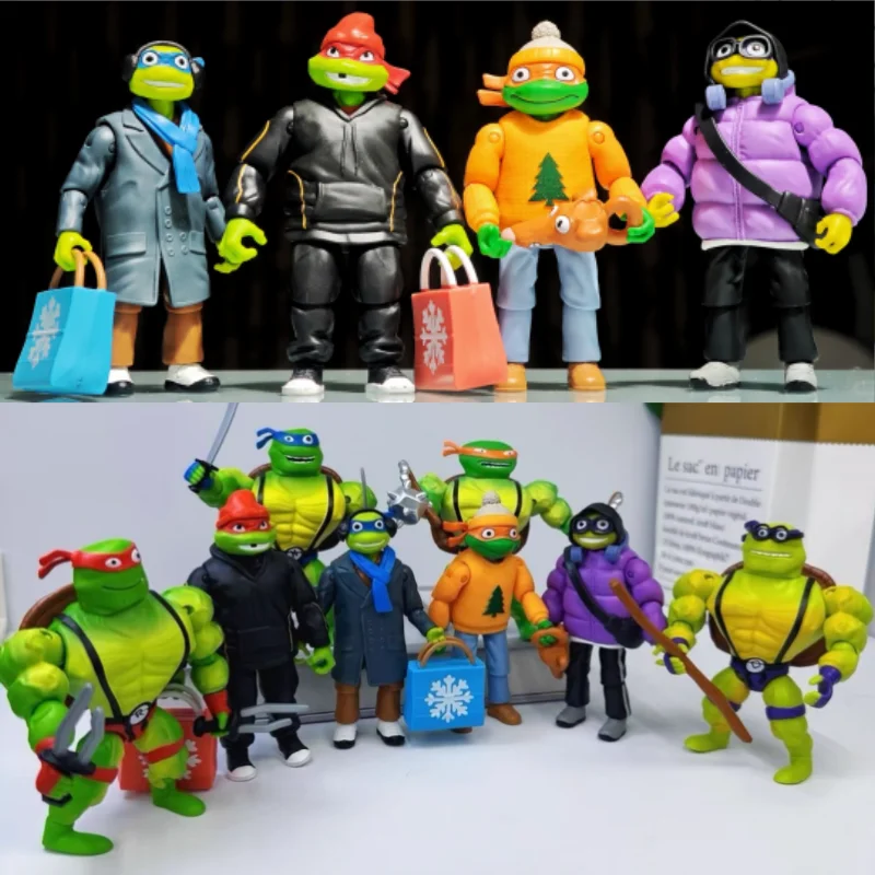 Playmates - Tortugas Ninja Mutantes: Mutant Mayhem Battle Cycle con Figura de Acción de Rafael, Juguete Coleccionable de la Película de 2023