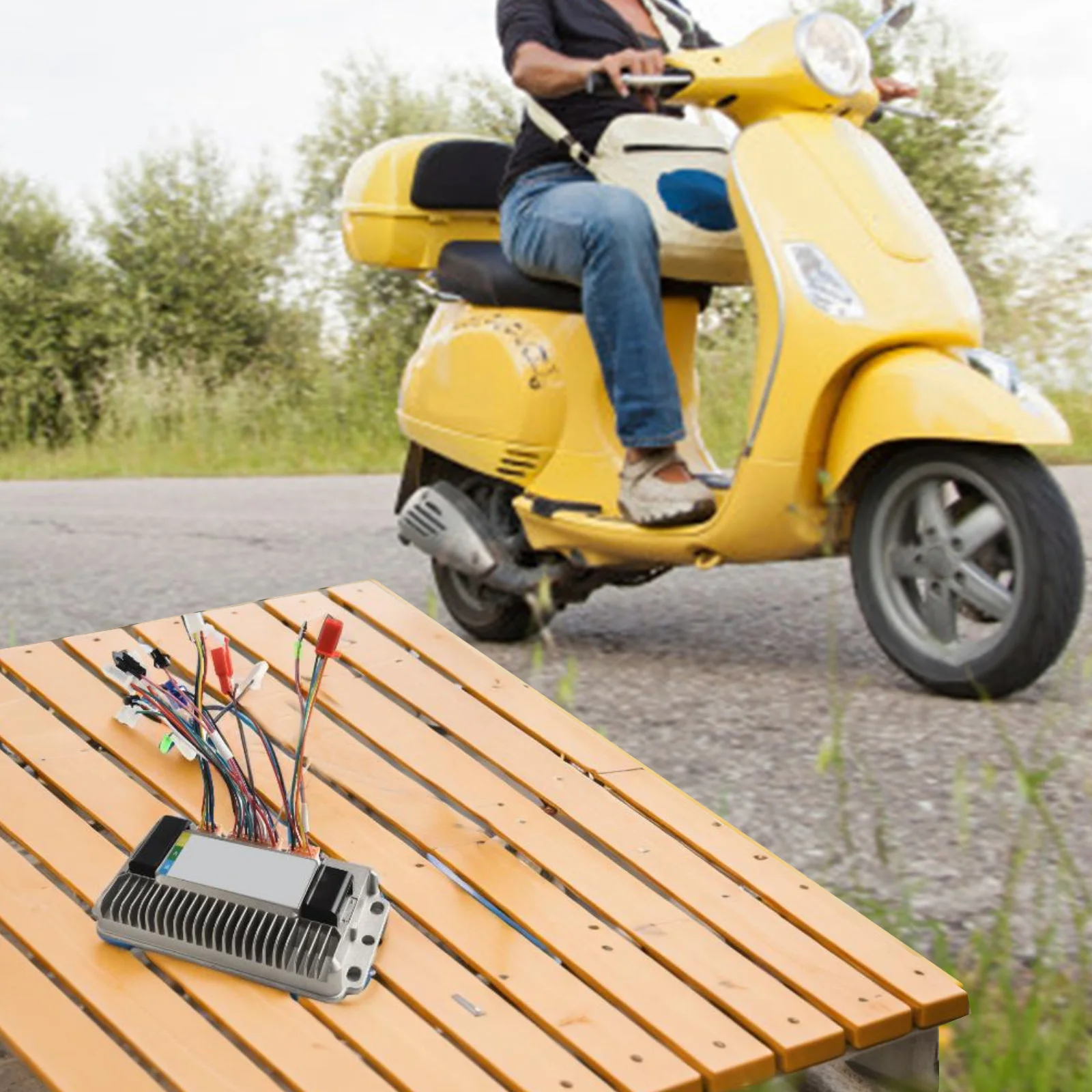 

Electric Bike 48V60V72V Motor Controller 1000W Motor Controller Anti-theft Good Compatibility Strong Acceleration