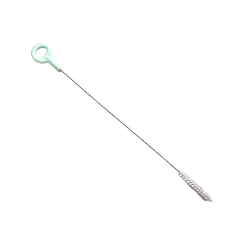Portable Straight Scrub Brush Stainless Steel Cleaner For Tight Gaps Kitchenware Drinkware Bathroom Accessories B03E