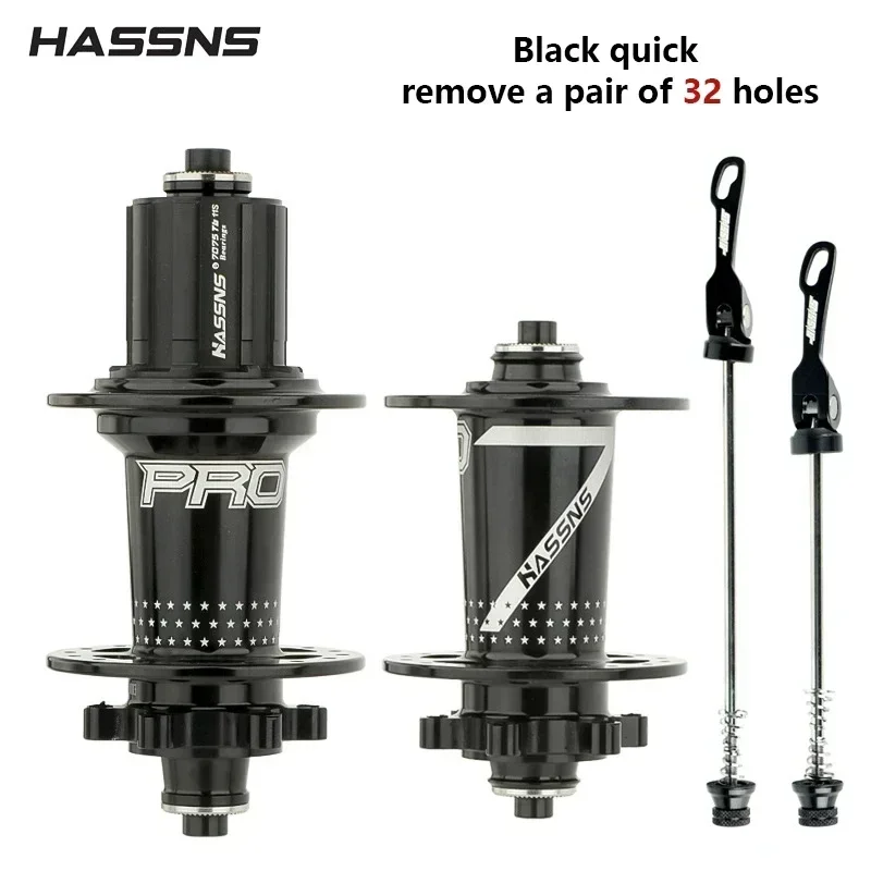 HASSNS PRO7 Bicycle Hub 7/8/9/10/11/12 Speed 6 Pawl Disc Brake Hubs 32 Holes Mountain MTB Bike For SHIMANO HG