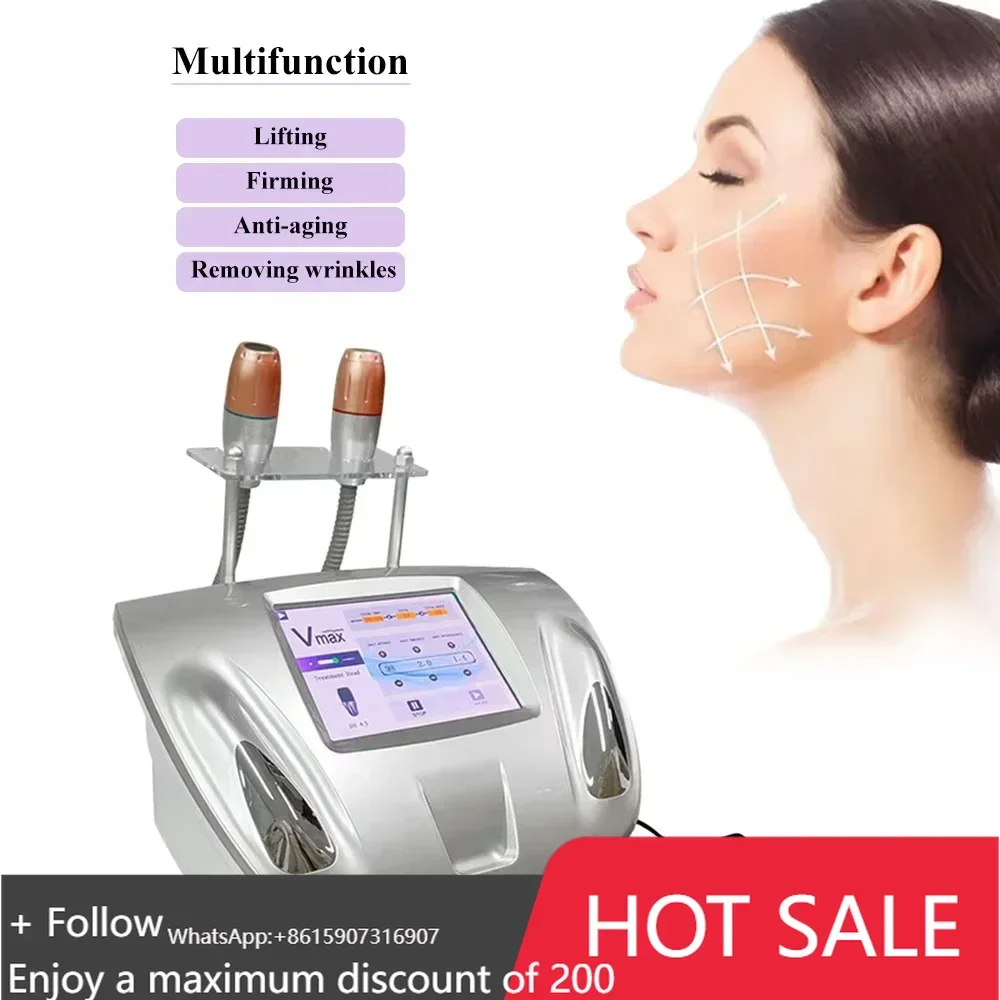 

2024 V max Ultrasonic Facial Beauty Machine Skin Rejuvenation Anti Wrinkle Face Lifting Radar Line Carve Tool For Body Shaping
