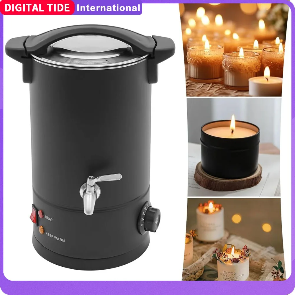 

Электрическая восковая печь 5л/9л/10л для изготовления свечей, плавилка воска с быстрым носиком и контролем температуры для свечного мыла своими руками