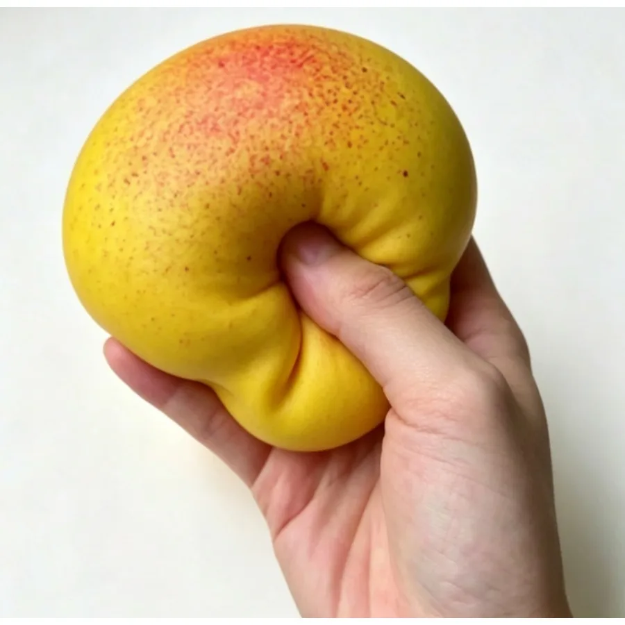 Super Moist Muddy Texture Taro Bun & Butter Bar Squishy, Limp Slow Rebound Feel, Simulated Bun And Steamed Bun Food Toy, Soft And Healing, Fun Stress Relief Vent Toy