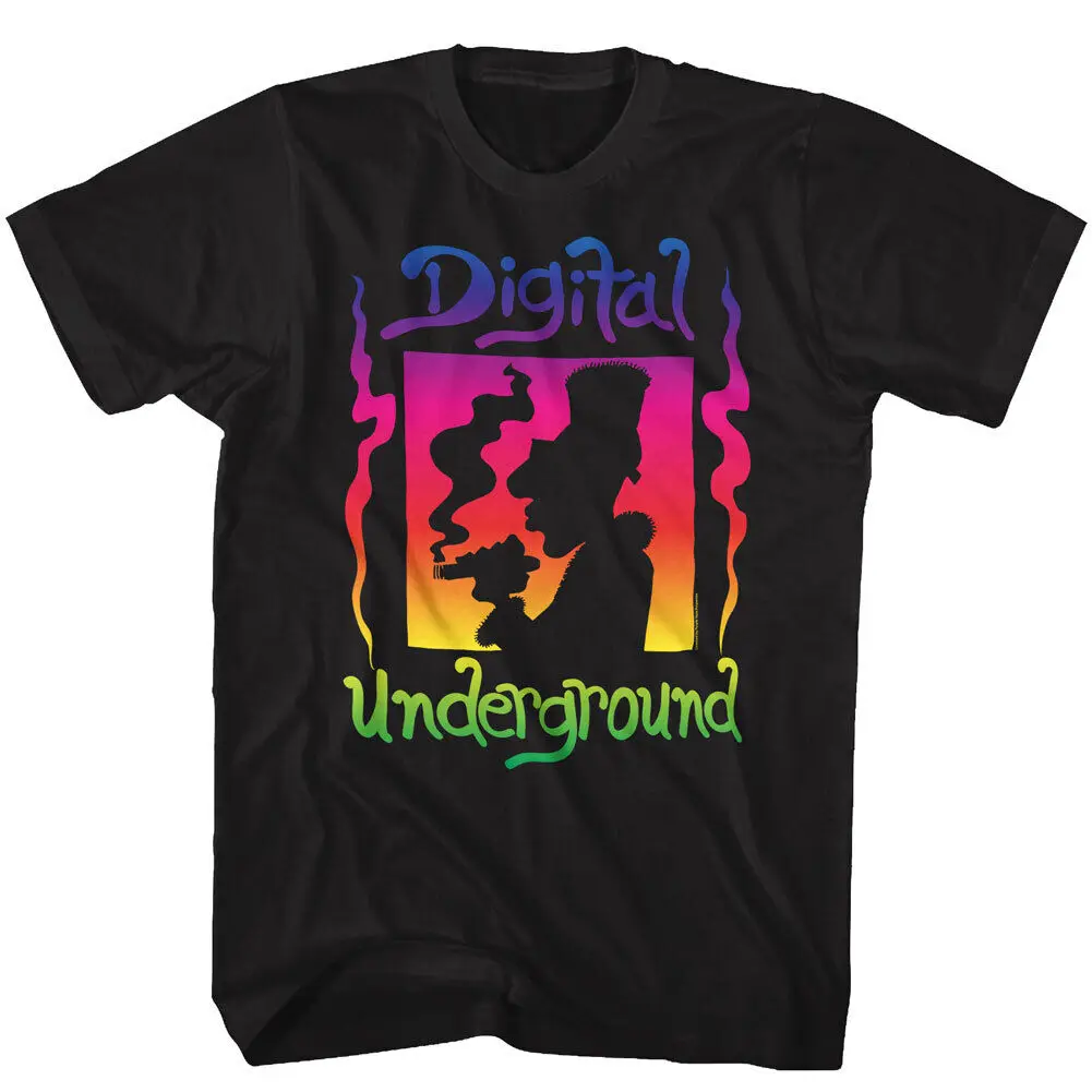 Digital Underground Smoking Cigar Silhouette Men's T Shirt Hip Hop Music Merch