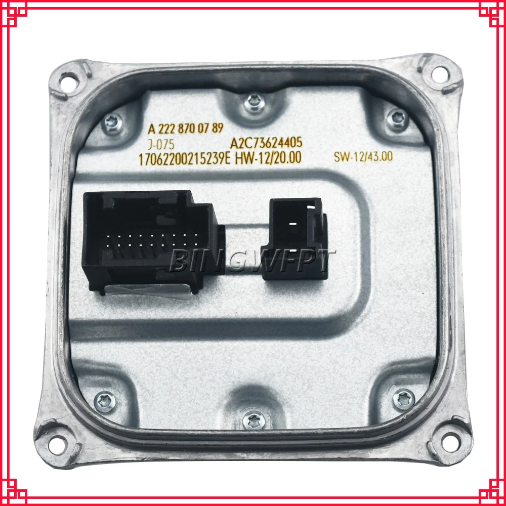 

A2228700789 LED Headlights Ballast Module For Mercedes Benz ML GL GLE W166 C-Class W205 C217 W222 E-class C CLS