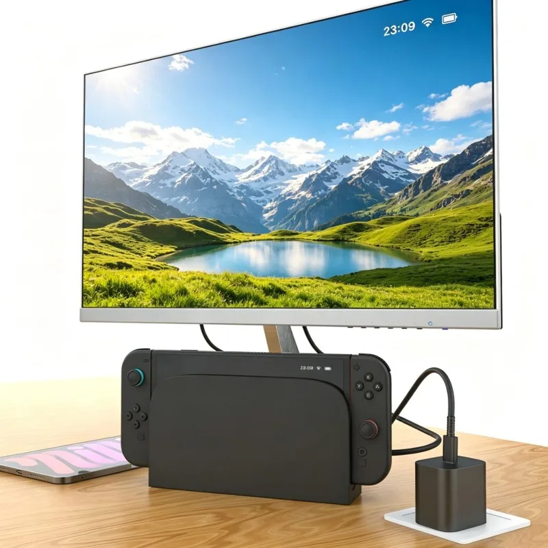 For Nintendo Switch 2 Charger NS2 Power Adapter EU Plug-[No.3 Elnic]