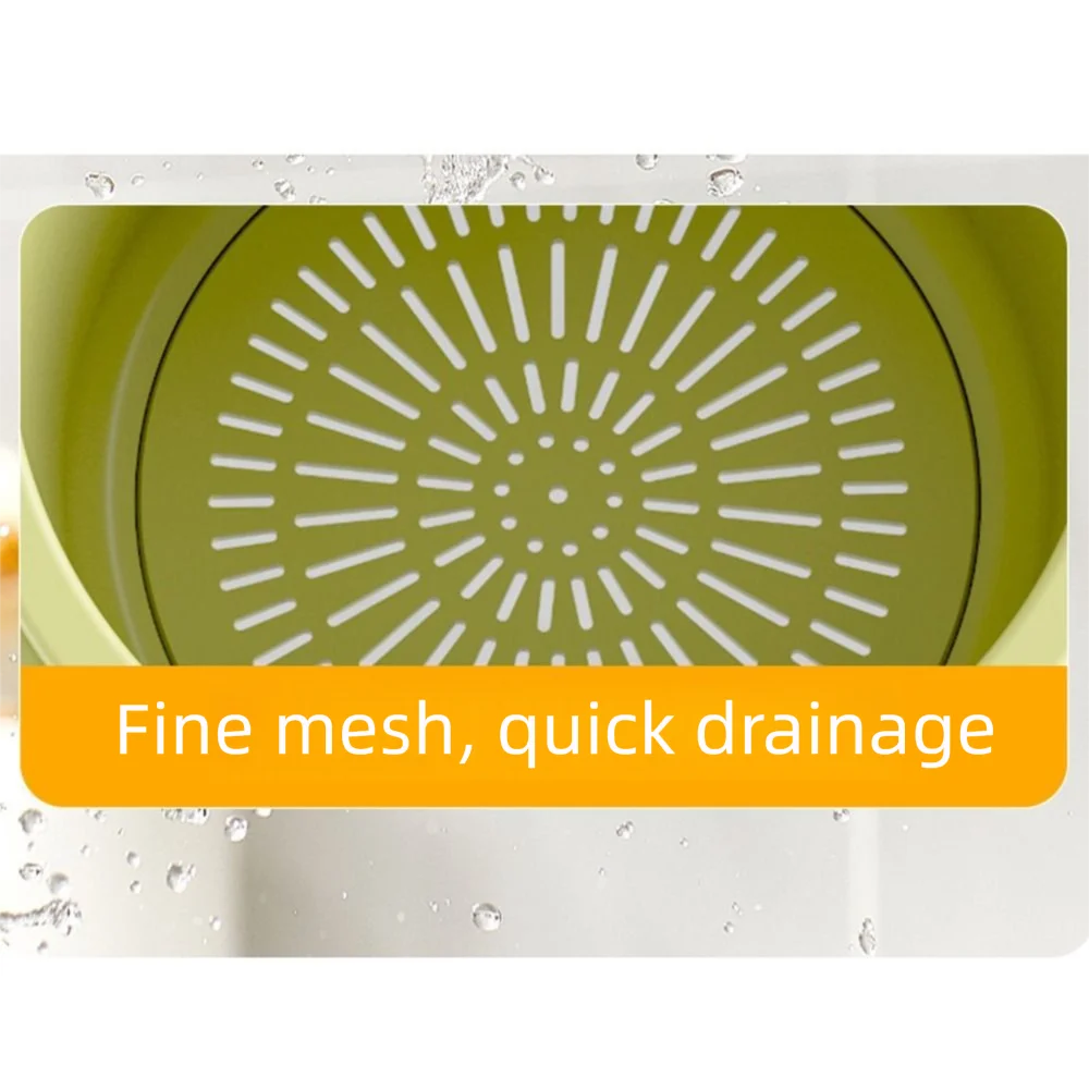 Creative Sink Hanging Strainer Basket Openable Bottom Cover Quickly Drain Kitchen Garbage Filter Easy To Clean Detachable