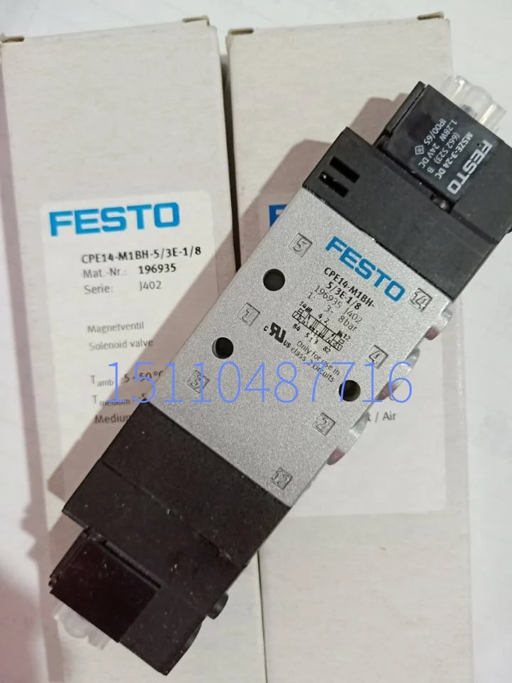 Festo FESTO Solenoid Valve CPE10-M1BH-5/3G-M7-B 533141 Genuine From Stock