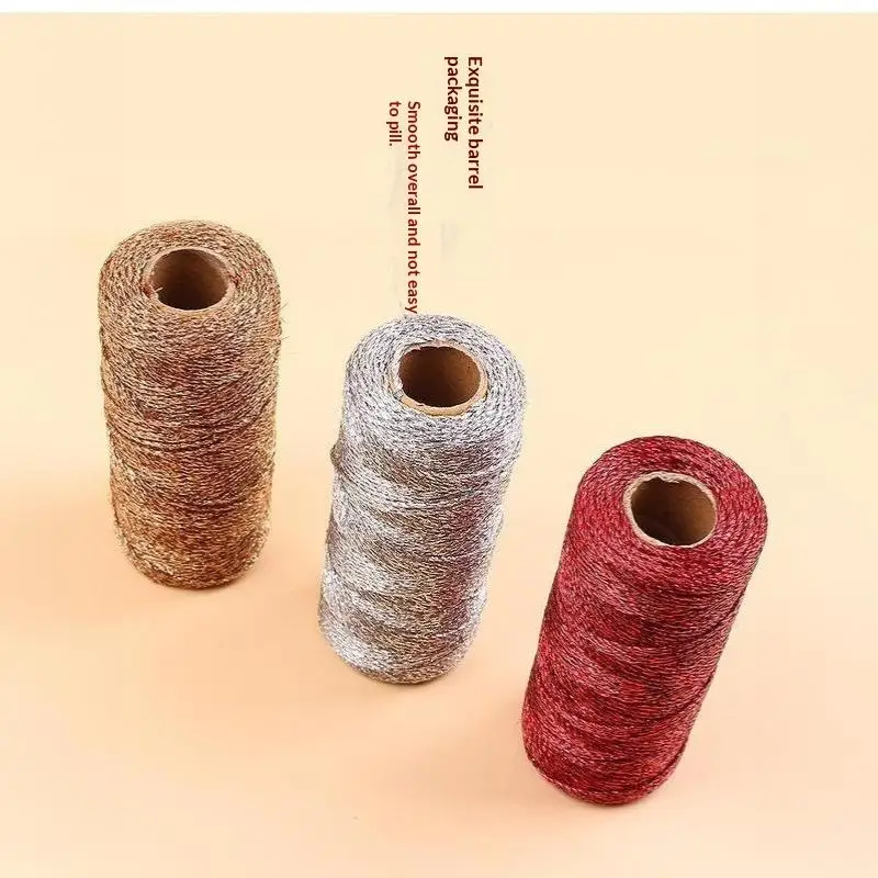 1,5 mm 100 Meter farbiges Makramee-Seil, Band, Schleifen, Bastelzubehör, DIY-Geschenkverpackung, Nähgarn, gedrehter Faden, Textildekoration – Detail 14