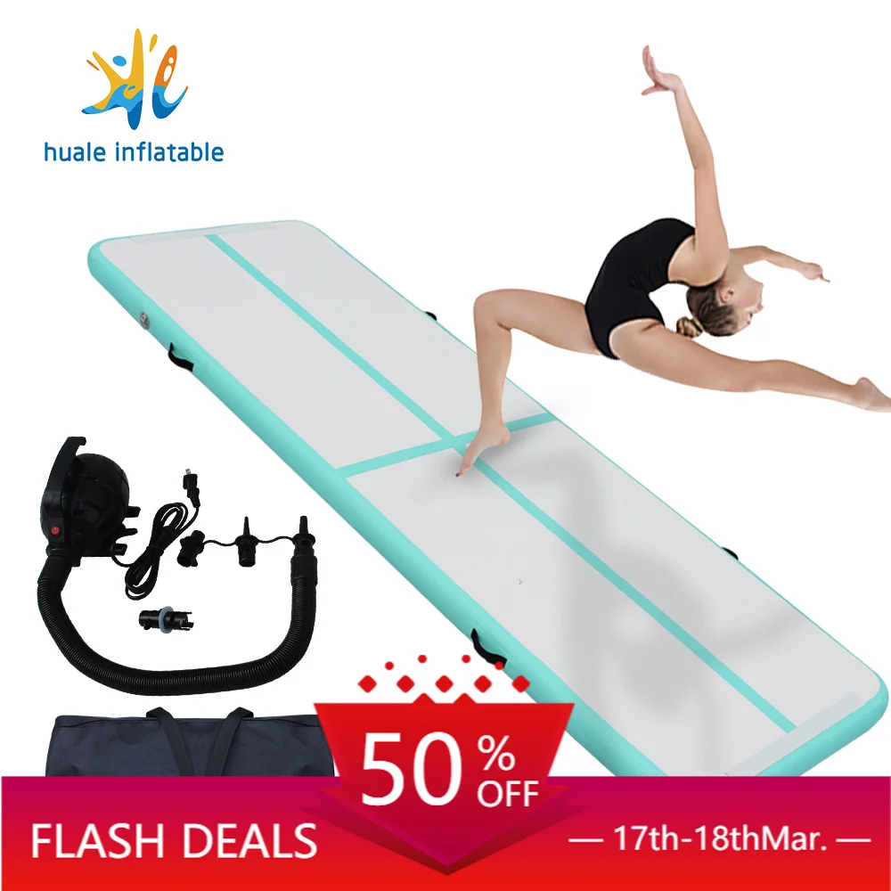 3M Inflatable Gymnastics Air Tumbling Mat Tumble Track Air Track Floor Factory Supply For Gym Training