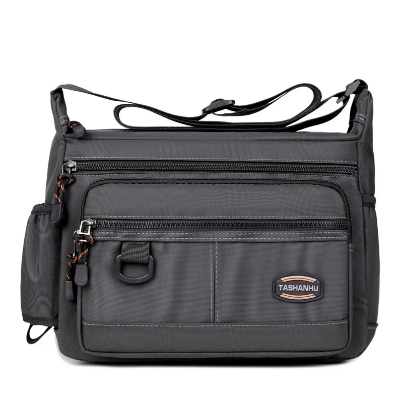 Oxford cloth wear-resistant men's shoulder bag multi-pocket large capacity waterproof travel light diagonal span bag