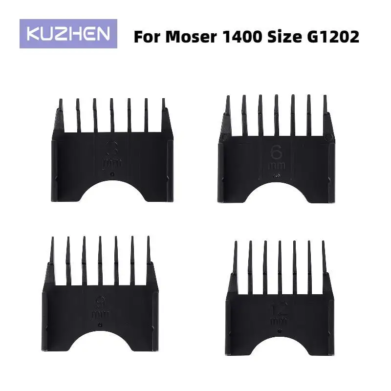 3/6/9/12mm Barber Professional Universal Hair Clipper Limit Comb Replacement Cutting Guide Combs For Moser 1400 Size G1202