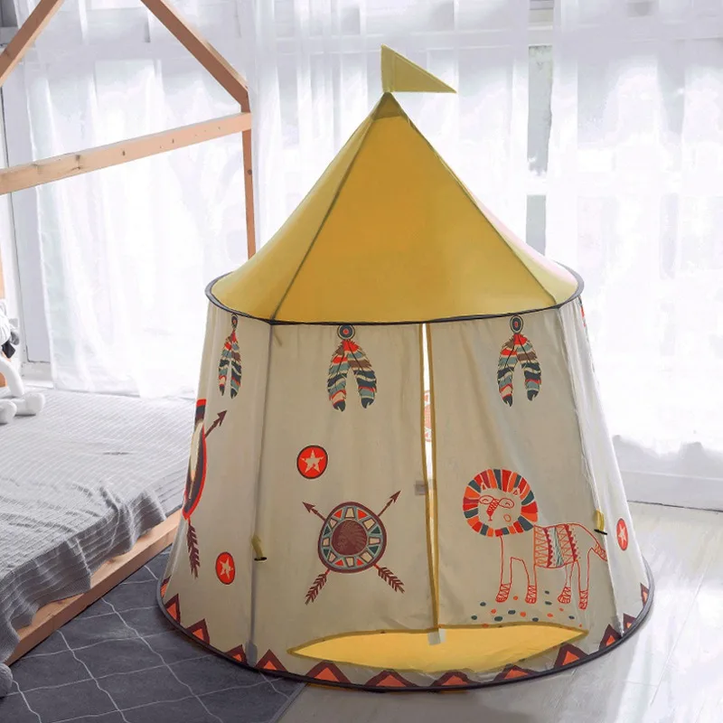 Children's tent indoor play house folding Indian girls boys yurts Shade tent