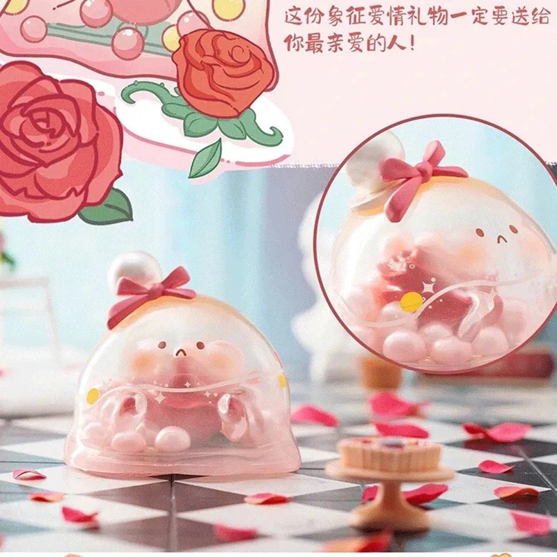 Cute Blind Box Bubble Egg Sandwich Full Series Gen2 Figure Mysterious Surprise Box Collection Statue Girly Heart Decoration Gift