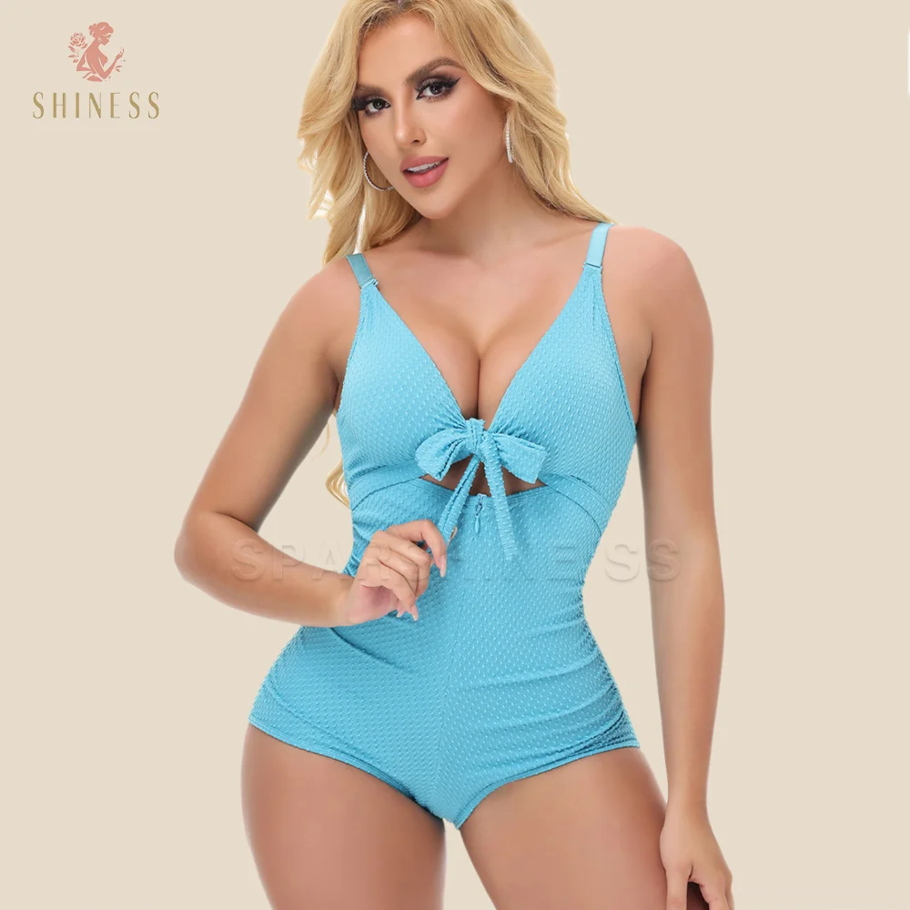 

2025 Women Swimsuit Shapewear Sexy Bodysuit Summer Beach Style Fajas Colombianas Built in Hook Eye High Quality Girdles