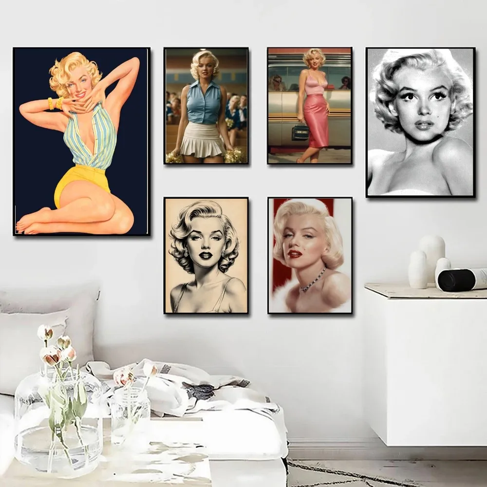 1pc Marilyn Monroe Poster Poster Art Print Bar Living Room Furniture Decor