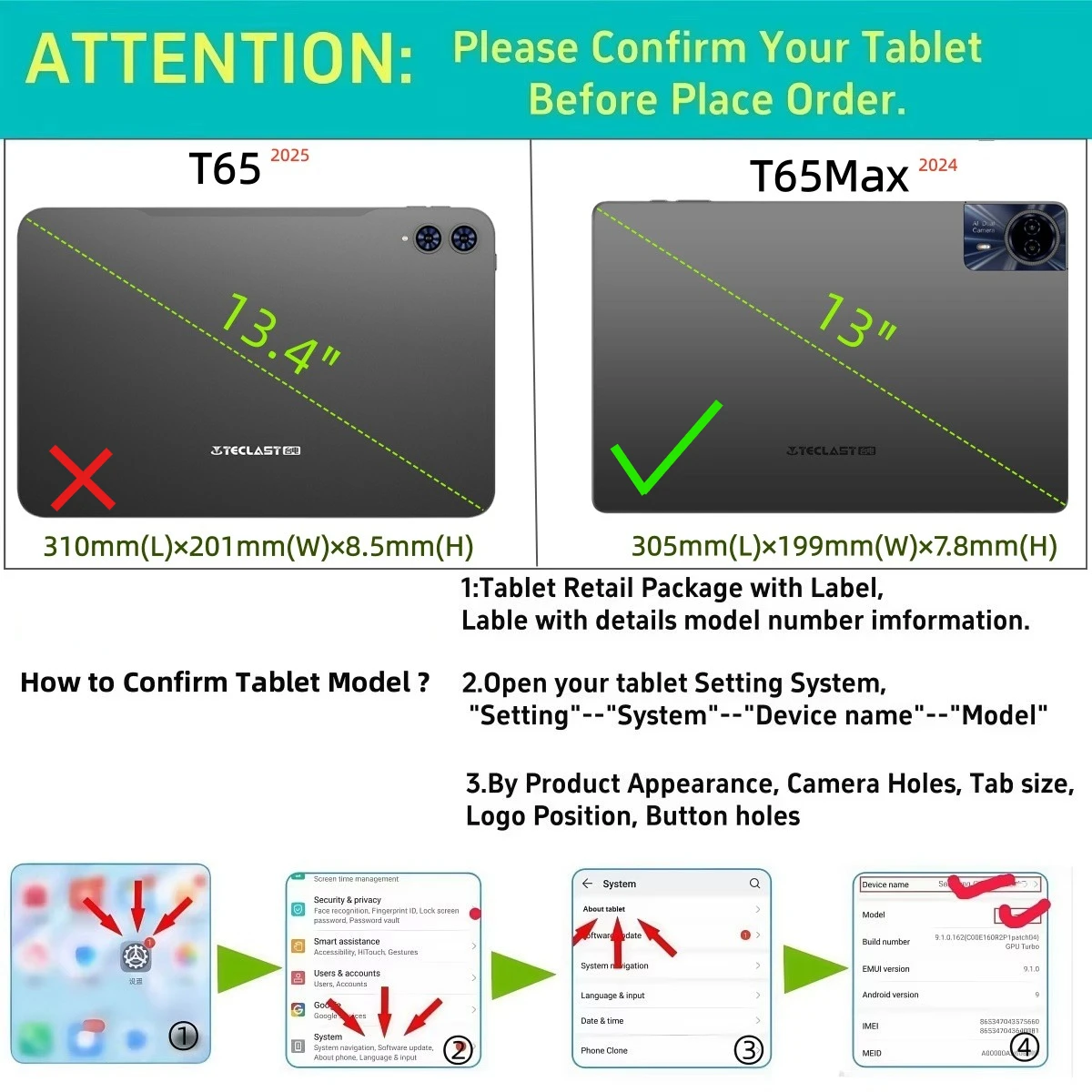 Smart Case for Teclast T65Max  - огляд і ціна Teclast Tablet Accessories