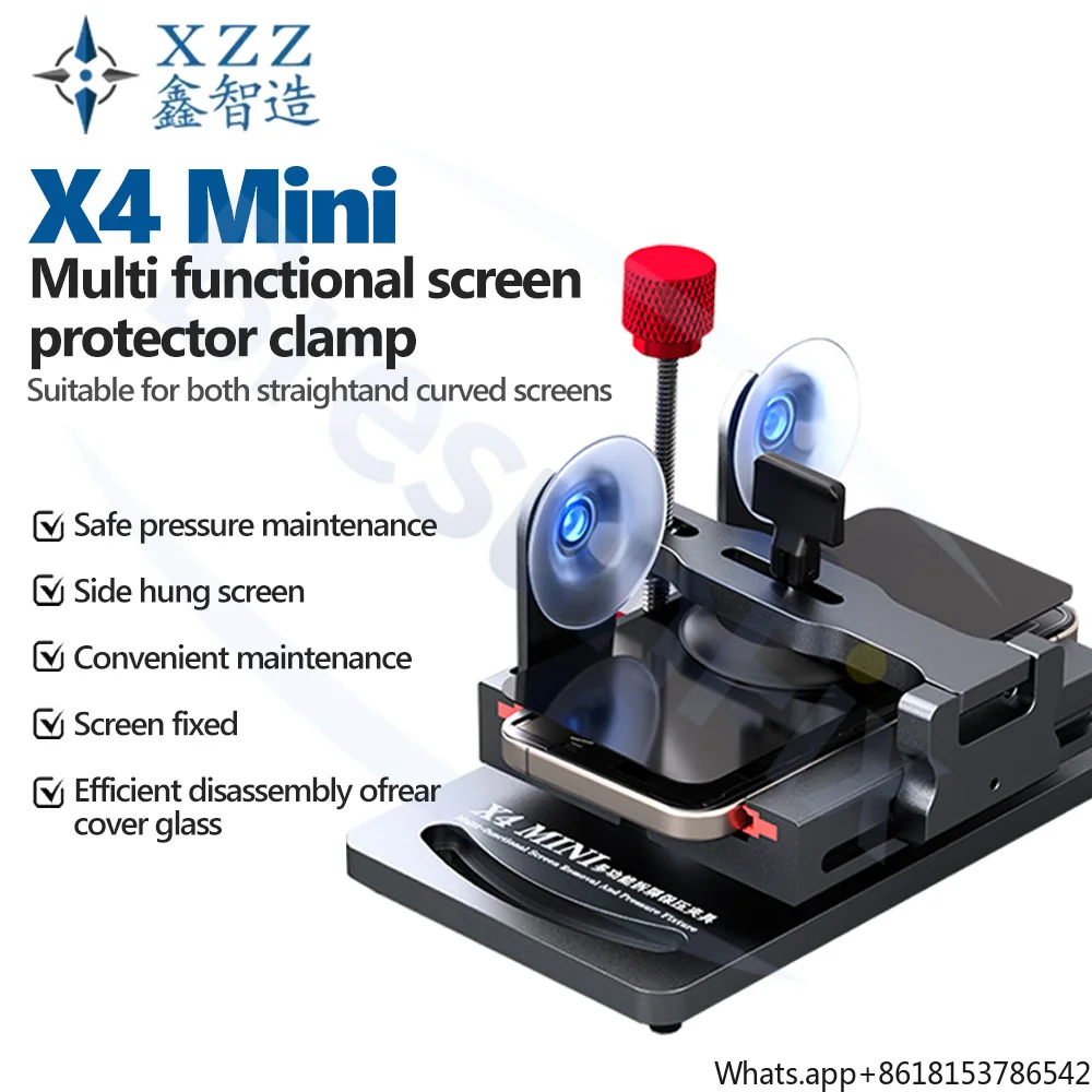 XZZ X4 Mini Multi-Function Screen Removal Pressure Clamp Side-Mounted for Phone Screen Rear Cover Glass Repair Disassembly  Tool