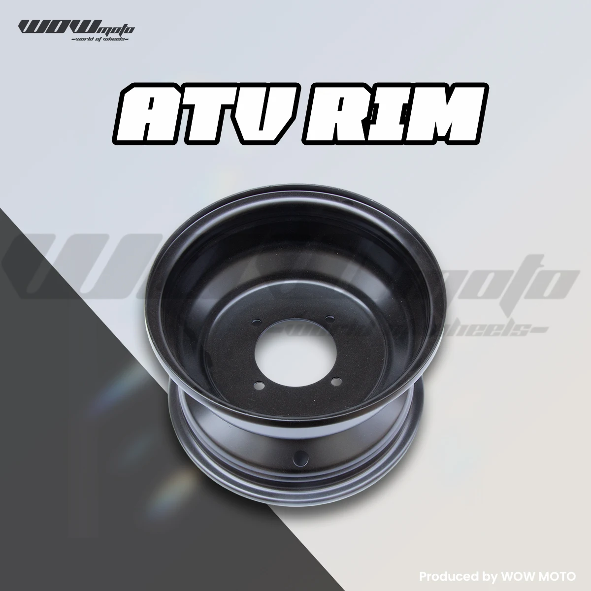 

ATV Front Wheel Hub | 8-Inch 142mm Wide Small 4-Hole Hollow One-Piece Rim | For Sport & Utility ATV Wheel System Parts