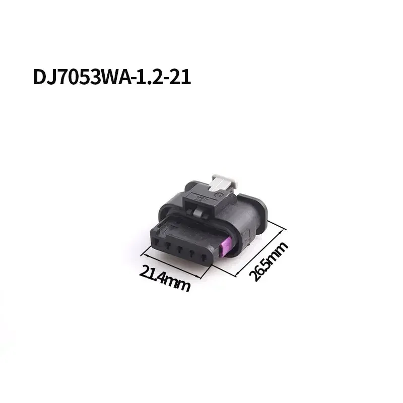 5P Male and Female Docking Plug, Wire Harness Connector Terminal, Automotive Waterproof Connector DJ7053WA-1.2-11/21