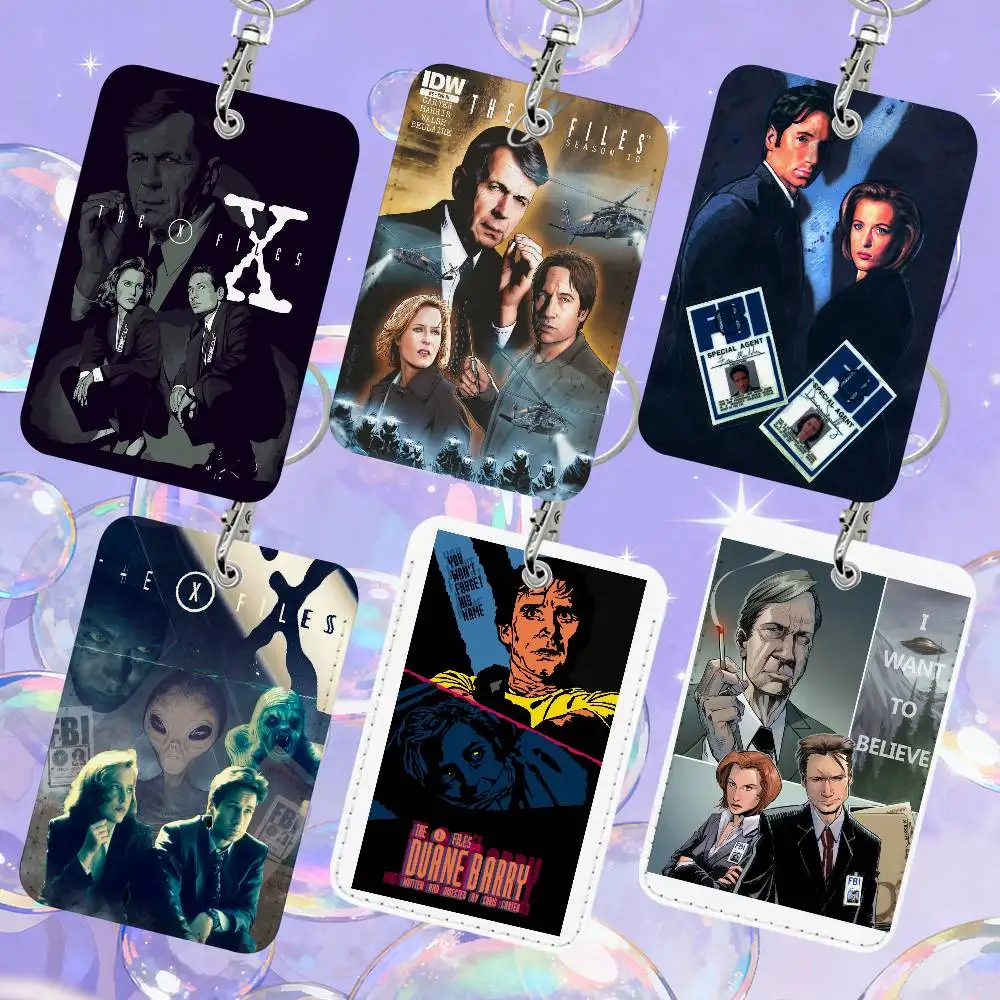 

The X-Files 1 Card Holder, Leather Card Storage Box, Key Chain, Access Tag Holder, ID Card Holder, Key Chain