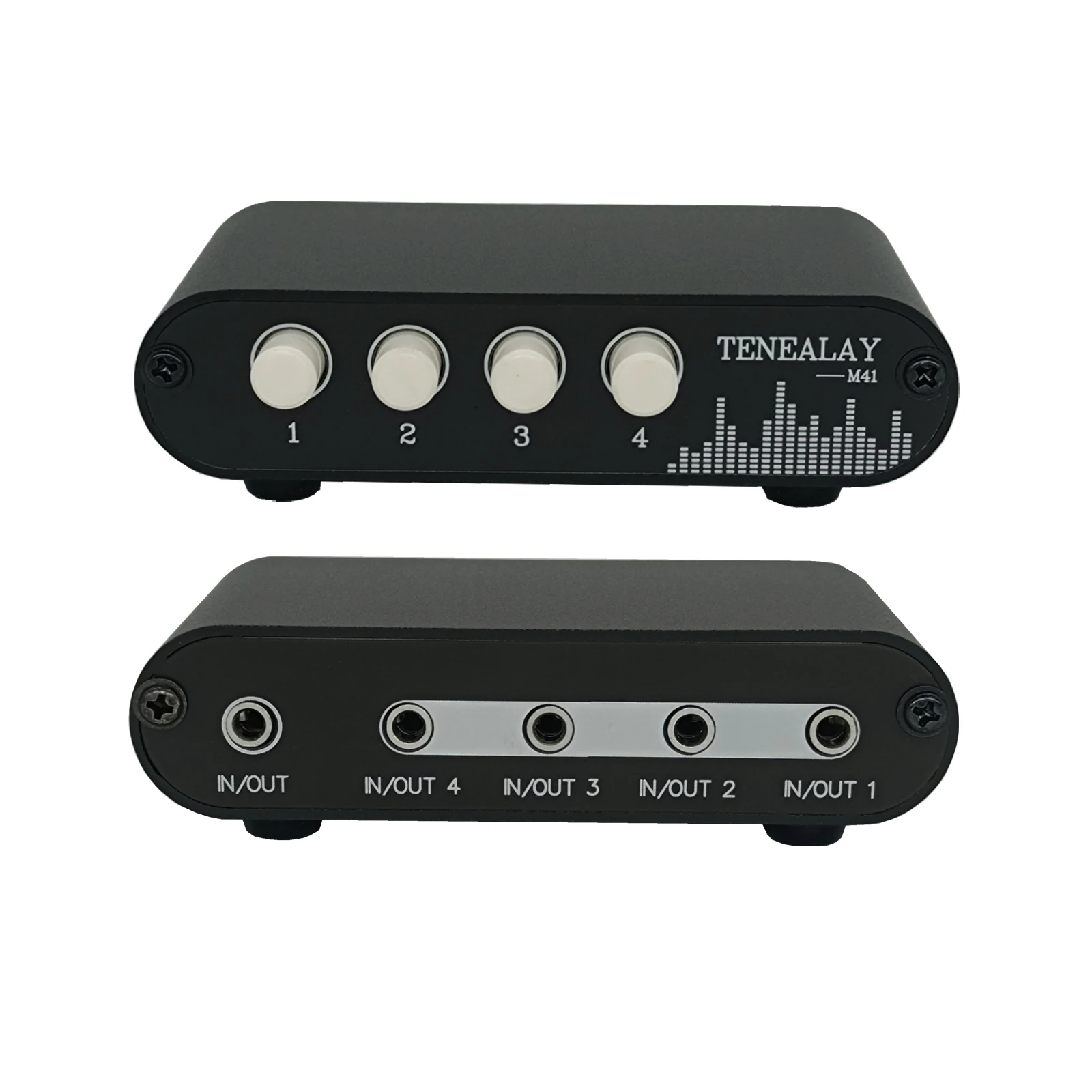 (M41) 4 in 1 out / 1 in 4 out AUX 3,5mm Stereo Audio eingang Signal Quelle Switcher 4 Weg line-level-Audio quelle selector box