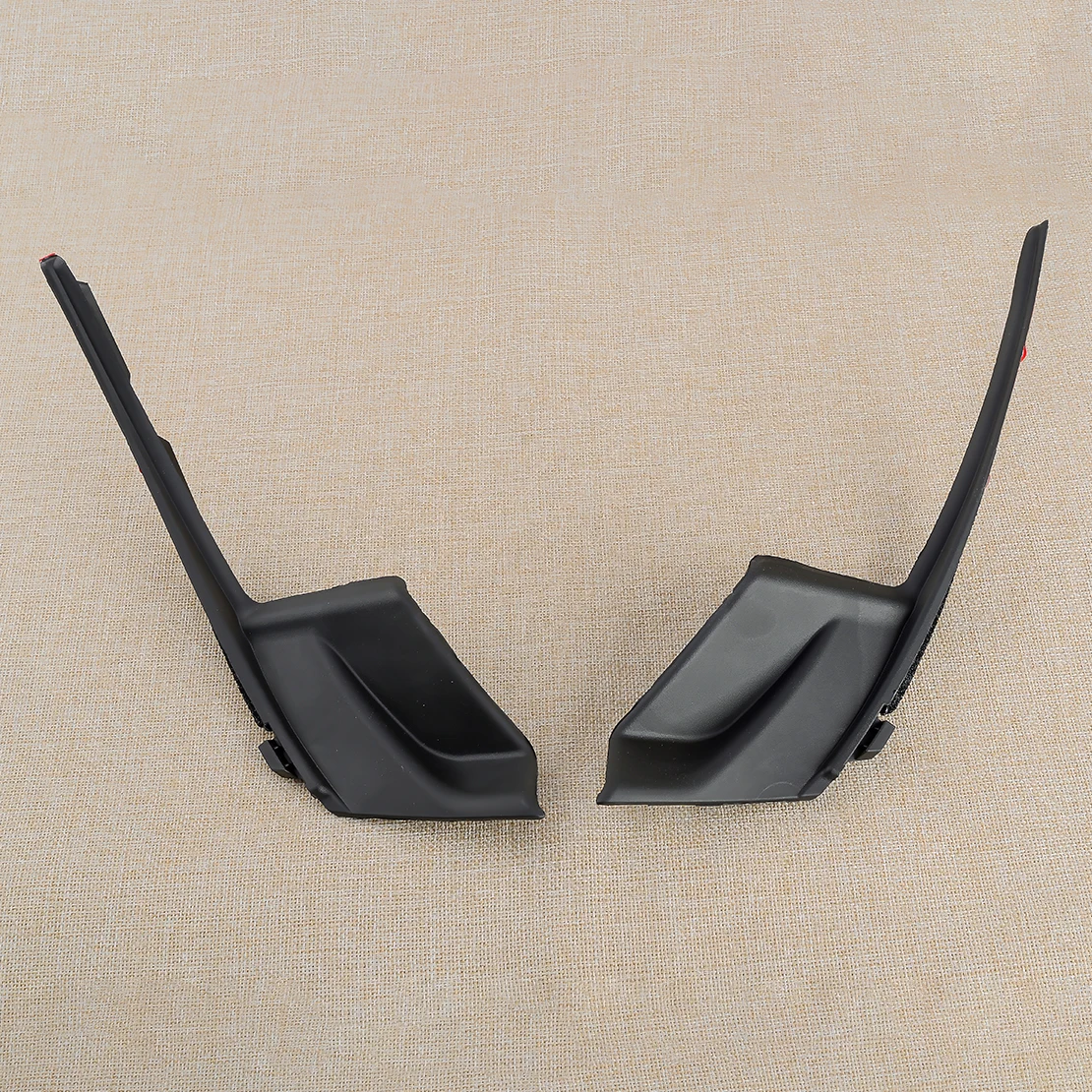 

1 пара черных пластиковых боковых крыльев автомобиля, капота, уплотнение, отделка, Концевая крышка 5386708020, подходит для Toyota Sienna 2011-2018 2019 2020 5386608020