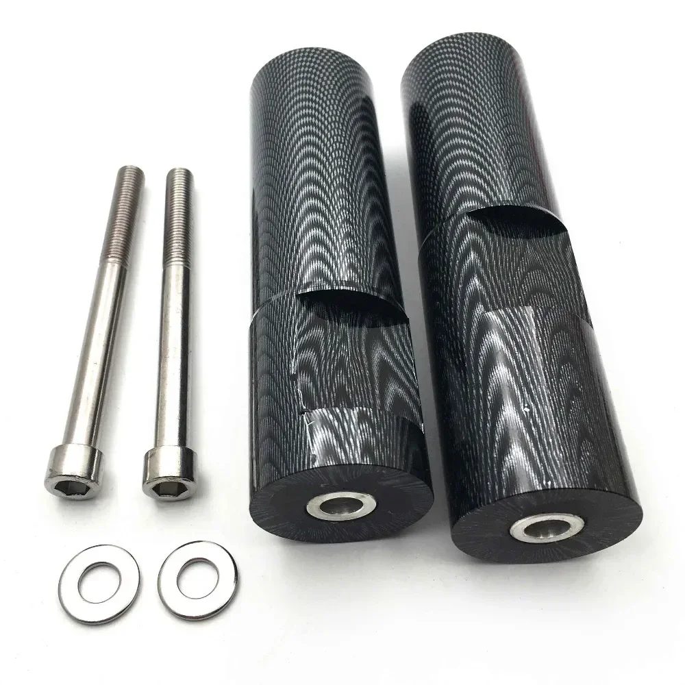 Pair Delrin Frame Slider Mounting bolts For Kawasaki ZX 14R 2006 2007 2008 06-08 CARBON Fiber Aftermarket Motorcycle Parts