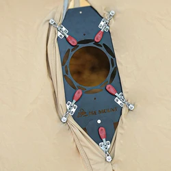 Aluminum Alloy with Chimney Hole Accessories Hot Tent Stove Jack ,Outdoor Camping Chimney Protective Cover lightweight