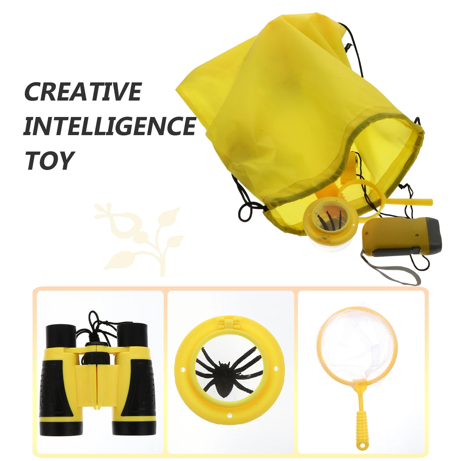 

1 set Outdoor Explore Set for Kids Insect Observer Educational Science Toy Plastic Magnifier Viewer Exploration for Collecting