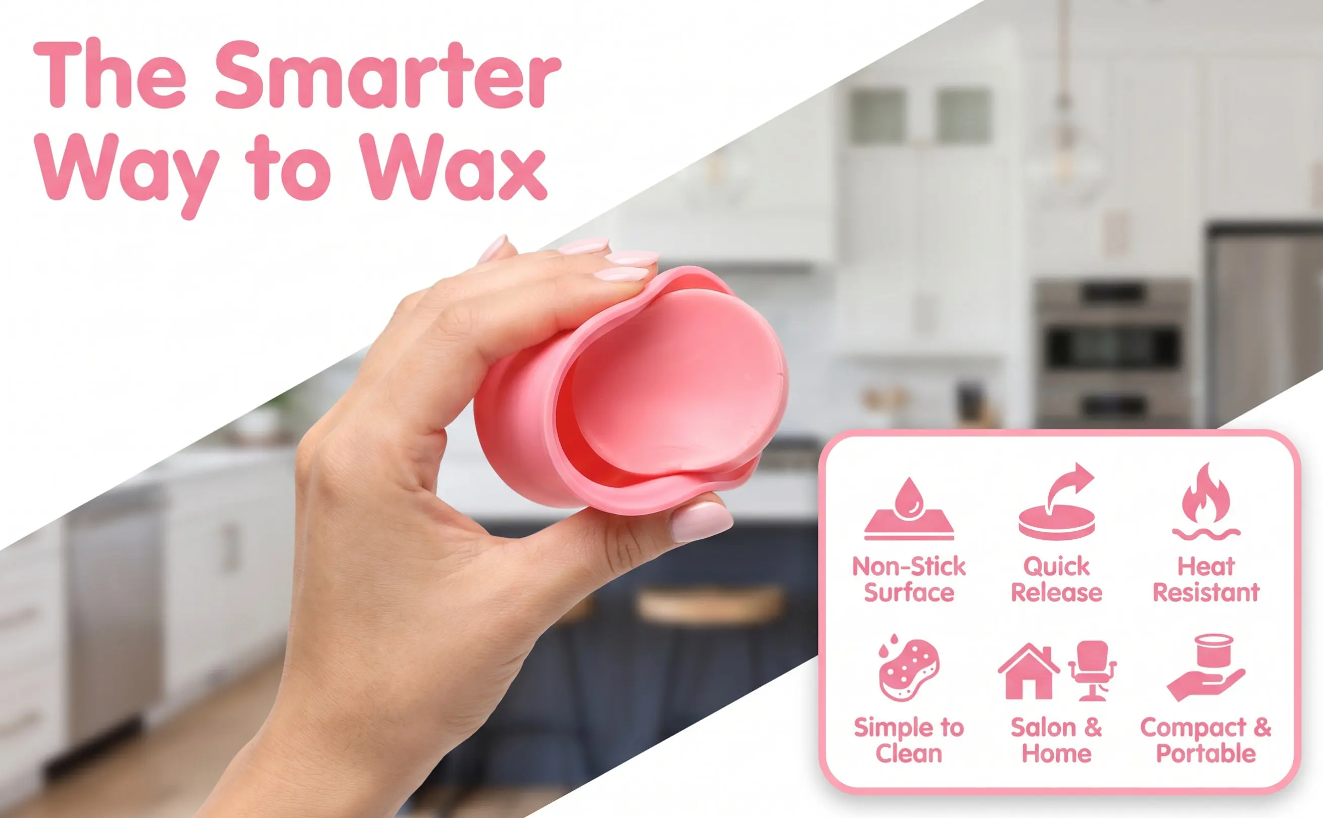 Wax Warmer Silicone Bowl Liner Small Melt Container Easy Clean Reusable Replacement Pot for Hair Removal