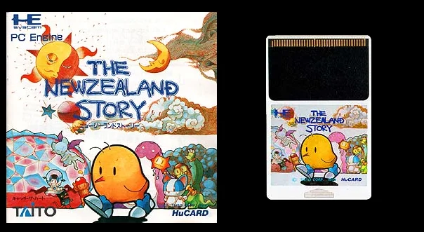 16bits PC Engine HU-CARD : THE NEW ZEALAND STORY ( Japan Version!! )