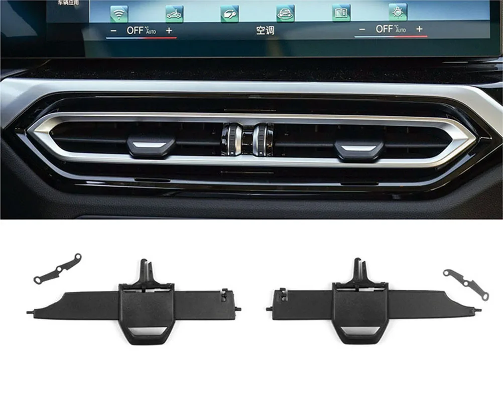 

Automotive Front Middle Air Conditioner Vent Grill Slider Clip Repair Kit Fit For BMW3 4 i3 i4 Series 2022 2023 2024