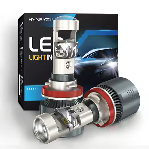 2000W 3000000LM H7 H4 Canbus Car Headlight Lens H11 H8 9005 9006 HB3 HB4 LED Projector Bulbs Auto Motorcycle Mini Lens 6000K 12V
