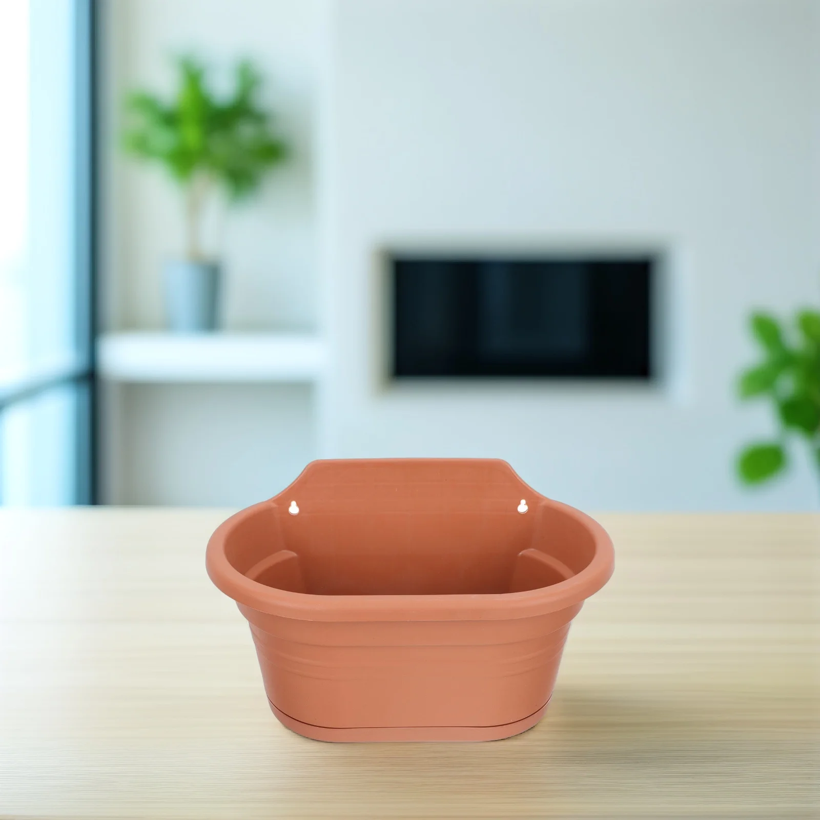 

Hanging Flower Pot Wall Mount Resin Thickened Balcony Chlorophytum Planter Garden Decor Plant Container Storage