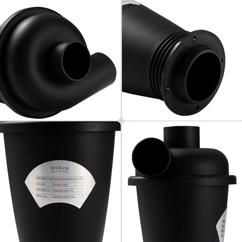 Cyclone Separator Set With 32mm Inner Diameter Hose And Adapter Vacuum Cleaner Powder Dust Collector Industrial Cyclone Filter