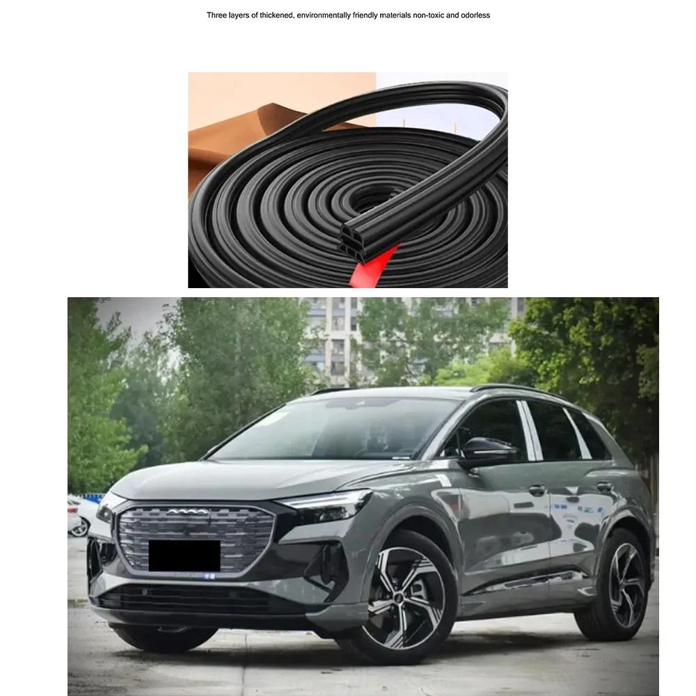 The Door Sealing Strip Is Suitable For Audi Q4e-tron   Car Sound Insulation Whole Car Dustproof Decoration Accessories