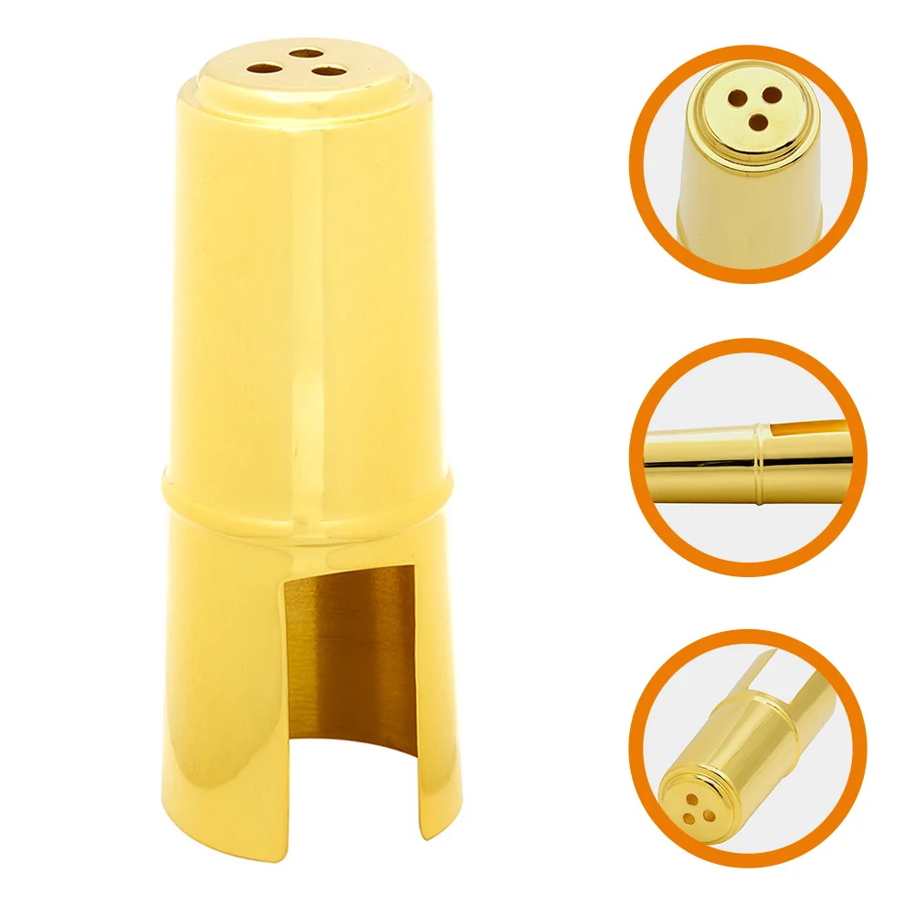 

1pcs Brass Mouthpiece Cap Rust-Proof Durable Metal Cover For Saxophone Accessories Wind Instrument Protector Sax Caps Saxophone