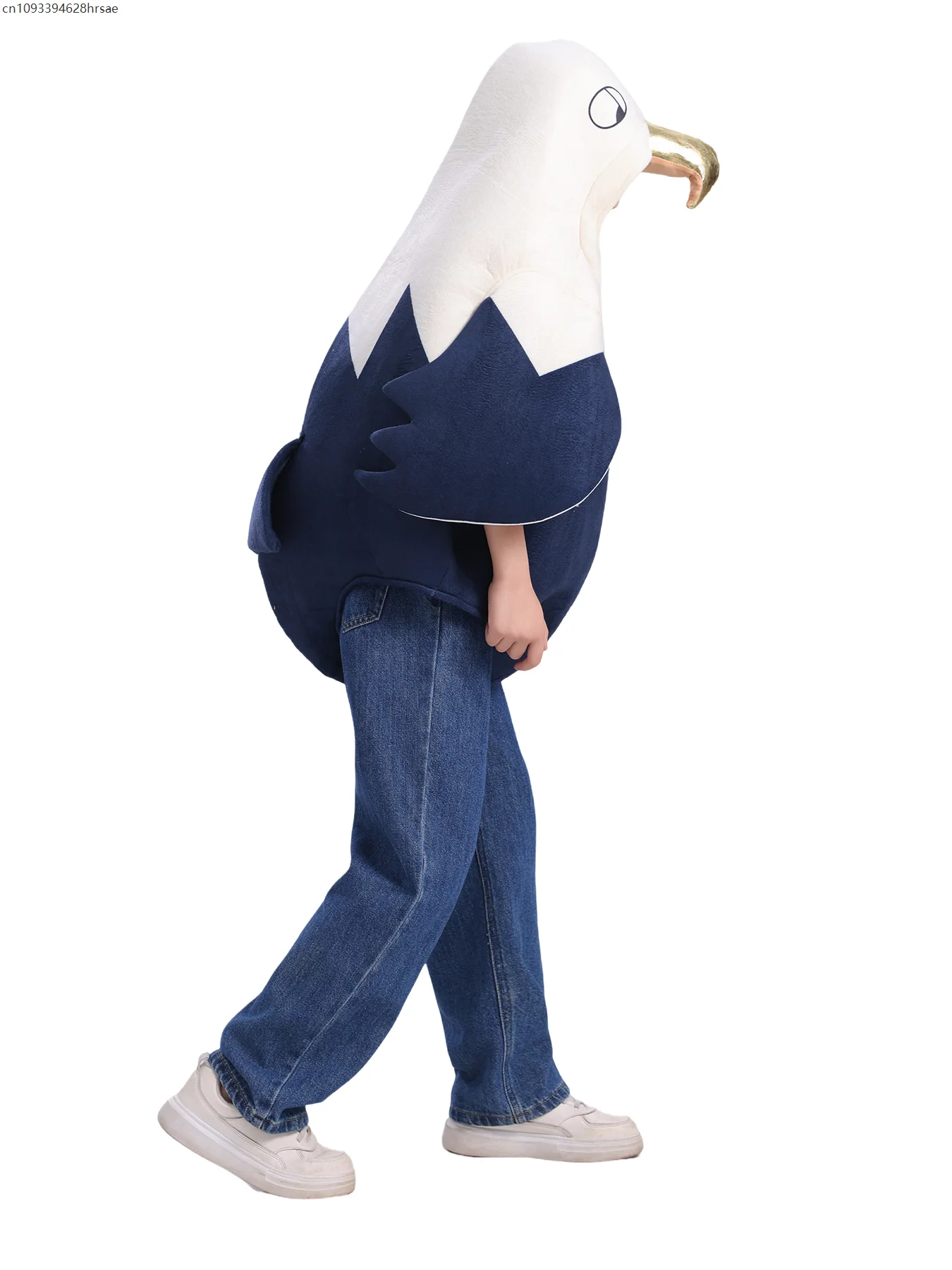 الأطفال الفتيان والفتيات لطيف ليتل أصلع النسر تأثيري حلي للحزب الأحداث المدرسية ألعاب احتفالية الزي الحيوان بذلة الحفلات