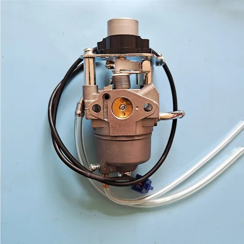 

Carb Carburetor double tube / step motor (8V 4 hole) OR (12V 5 hole) For GENERAC GP2200i Generator Inverter 80cc 1700 2200 Watts